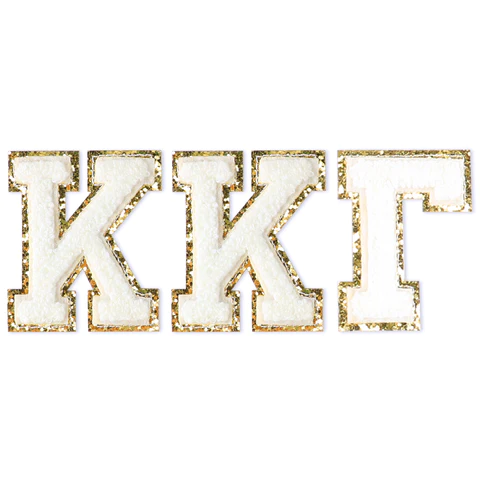 Chenille Sorority Letters - KKG