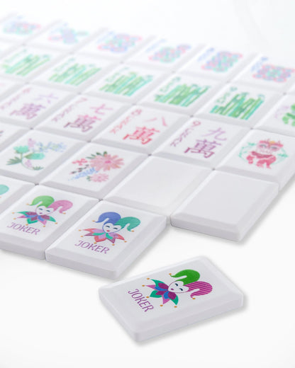Mahjong Tile Set - Jardin Debutante