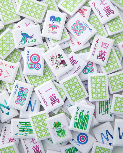 Mahjong Tile Set - Jardin Debutante