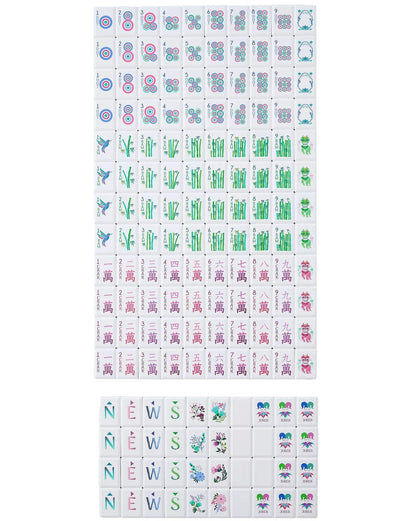 Mahjong Tile Set - Jardin Debutante