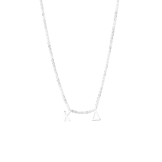 KD Silver Letter Necklace