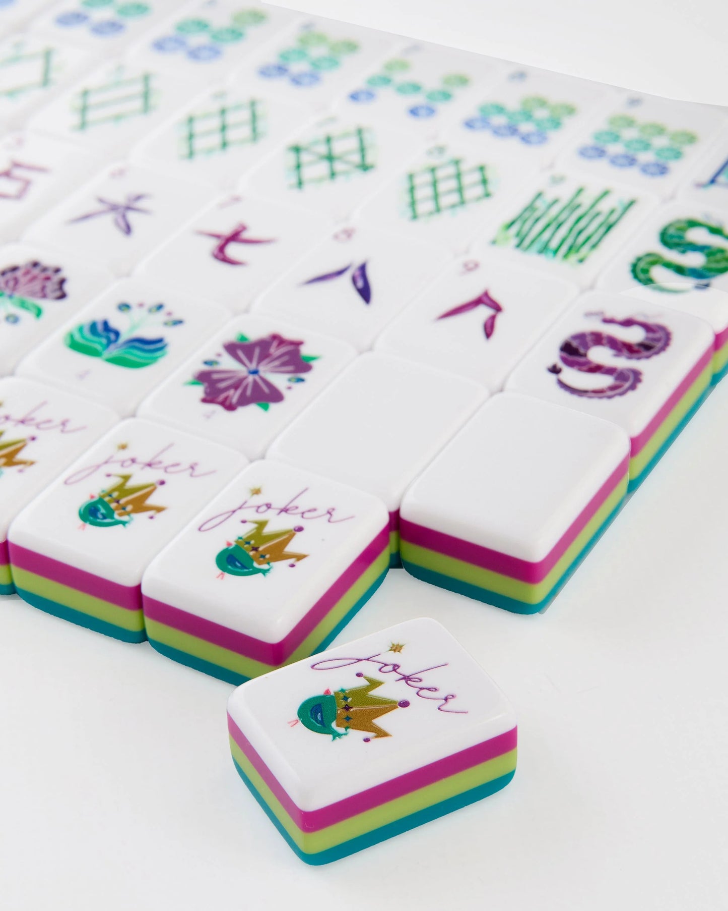 Mahjong Tiles - Lagoon