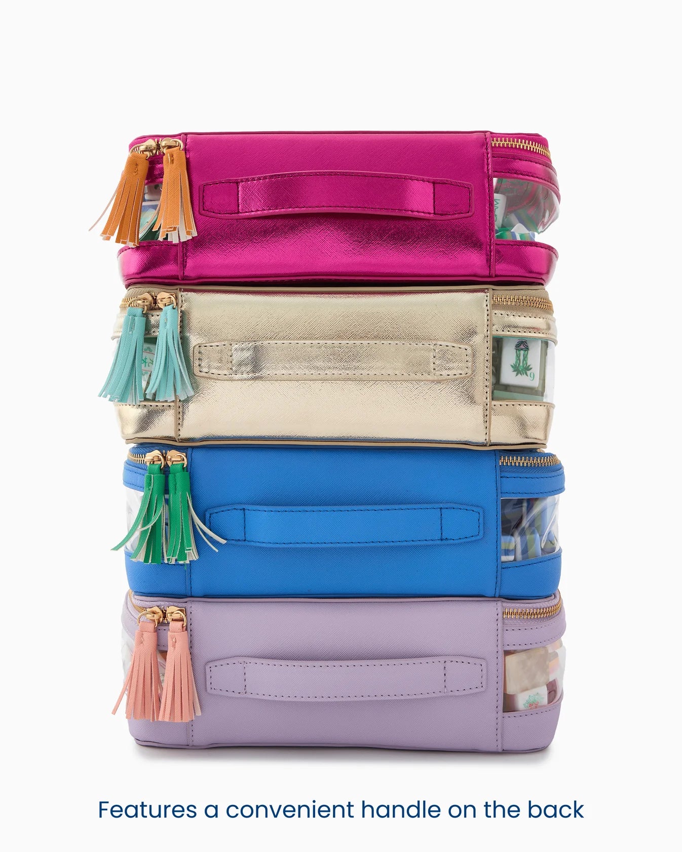Mahjong Tile Storage Bag - Lavender