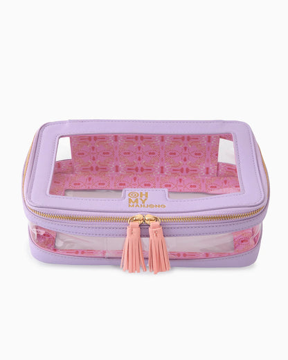 Mahjong Tile Storage Bag - Lavender