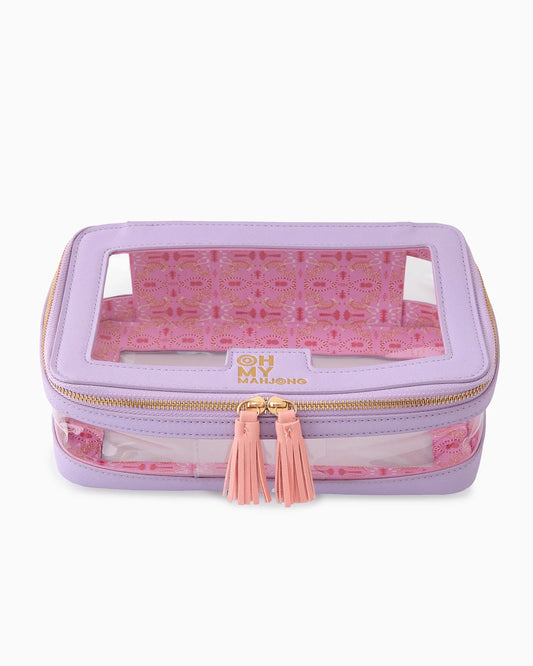 Mahjong Tile Storage Bag - Lavender