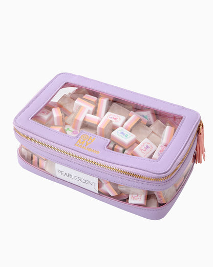 Mahjong Tile Storage Bag - Lavender