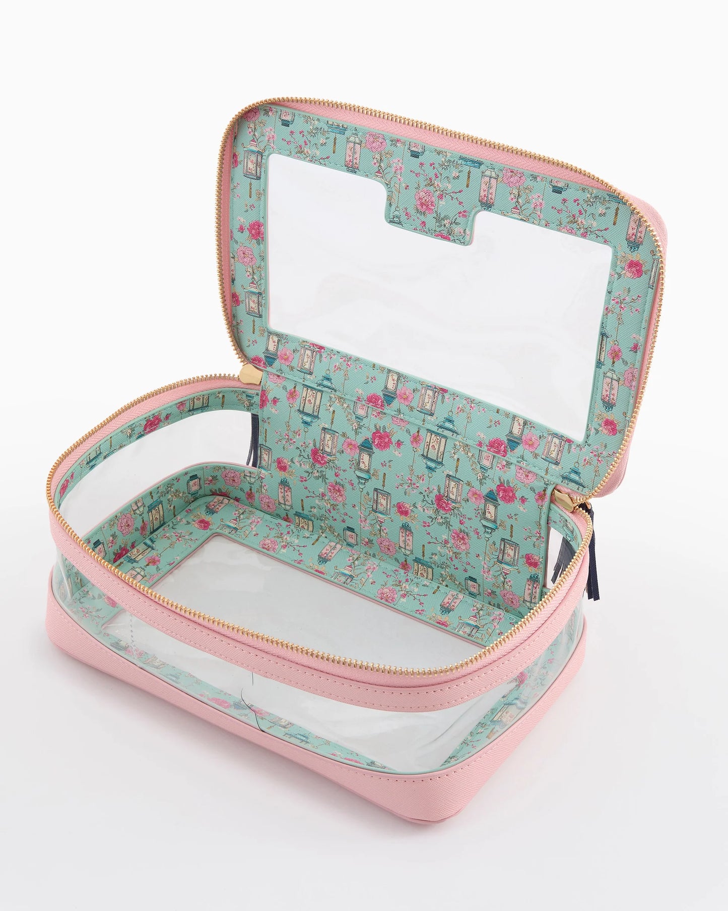 Mahjong Tile Storage Bag - Light Pink