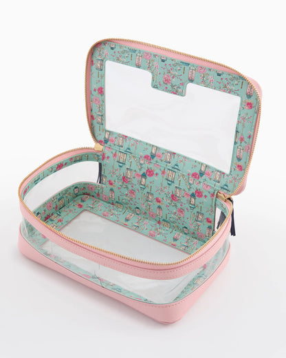 Mahjong Tile Storage Bag - Light Pink