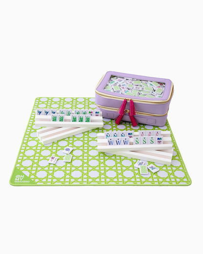Mahjong Mat - Mini Green Cane