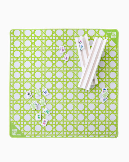 Mahjong Mat - Mini Green Cane