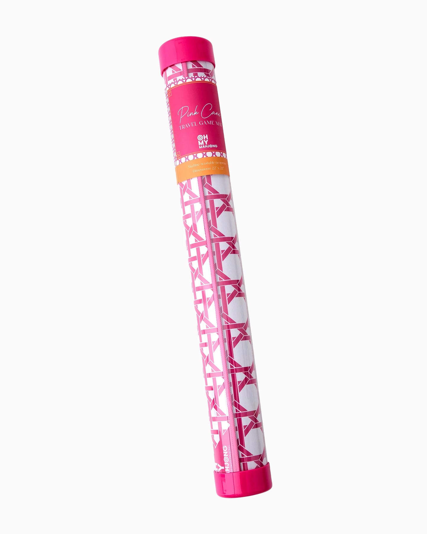 Mahjong Mat - Mini Pink Cane