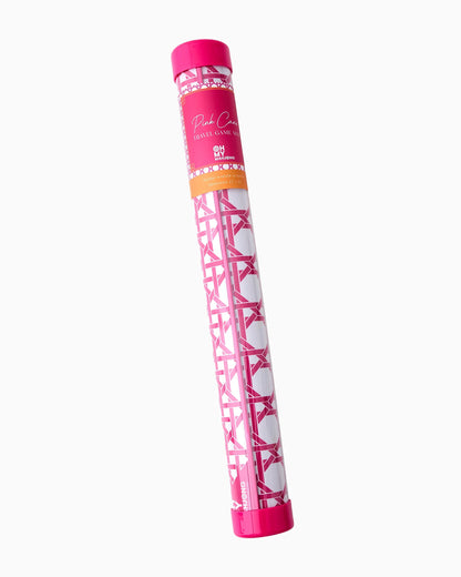 Mahjong Mat - Mini Pink Cane
