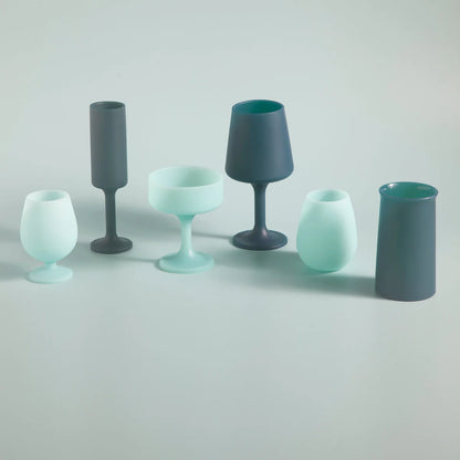 mist + ink | swepp | silicone unbreakable wine glasses