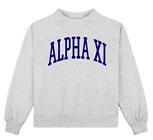 Campus Mock Neck - Alpha Xi Delta