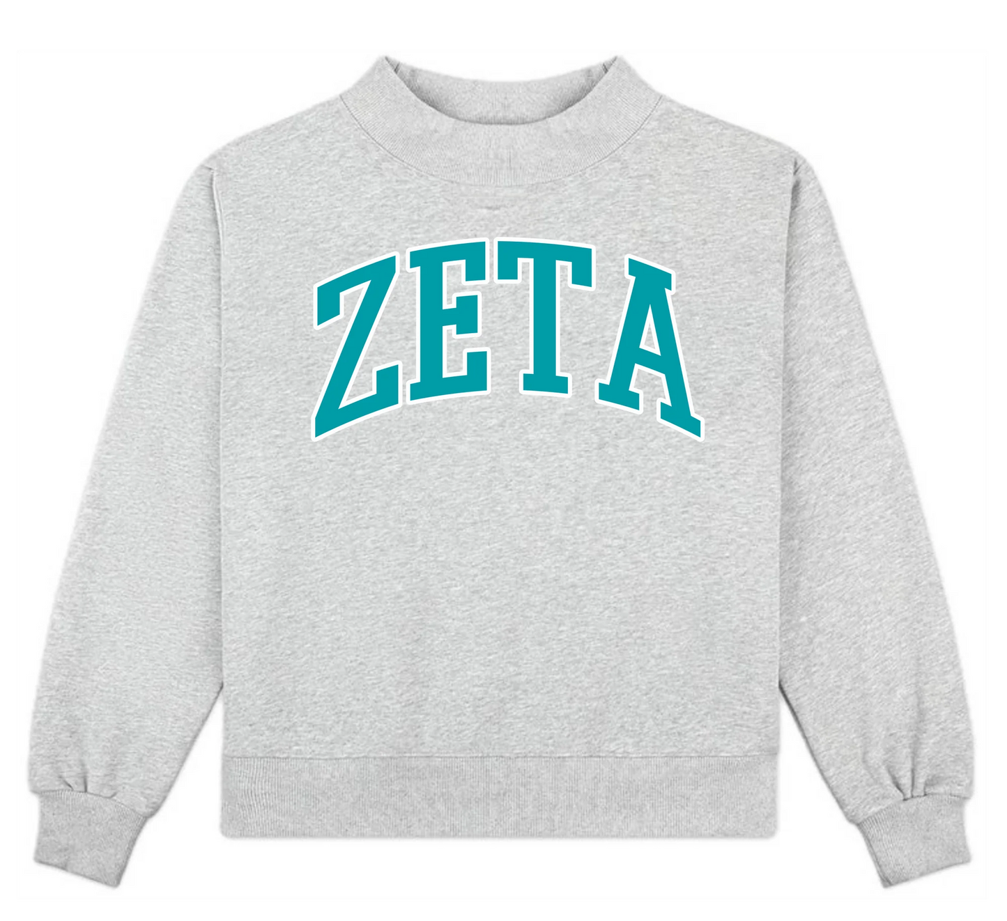 Campus Mock Neck - Zeta Tau Alpha