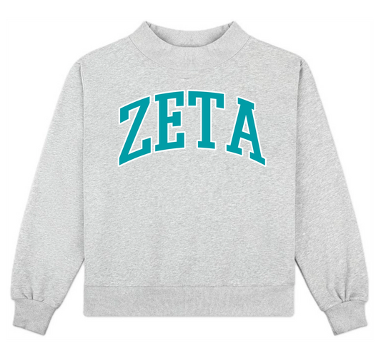 Campus Mock Neck - Zeta Tau Alpha
