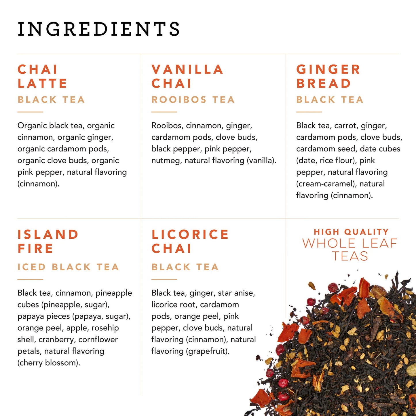 Chai Loose Leaf Tea Sampler