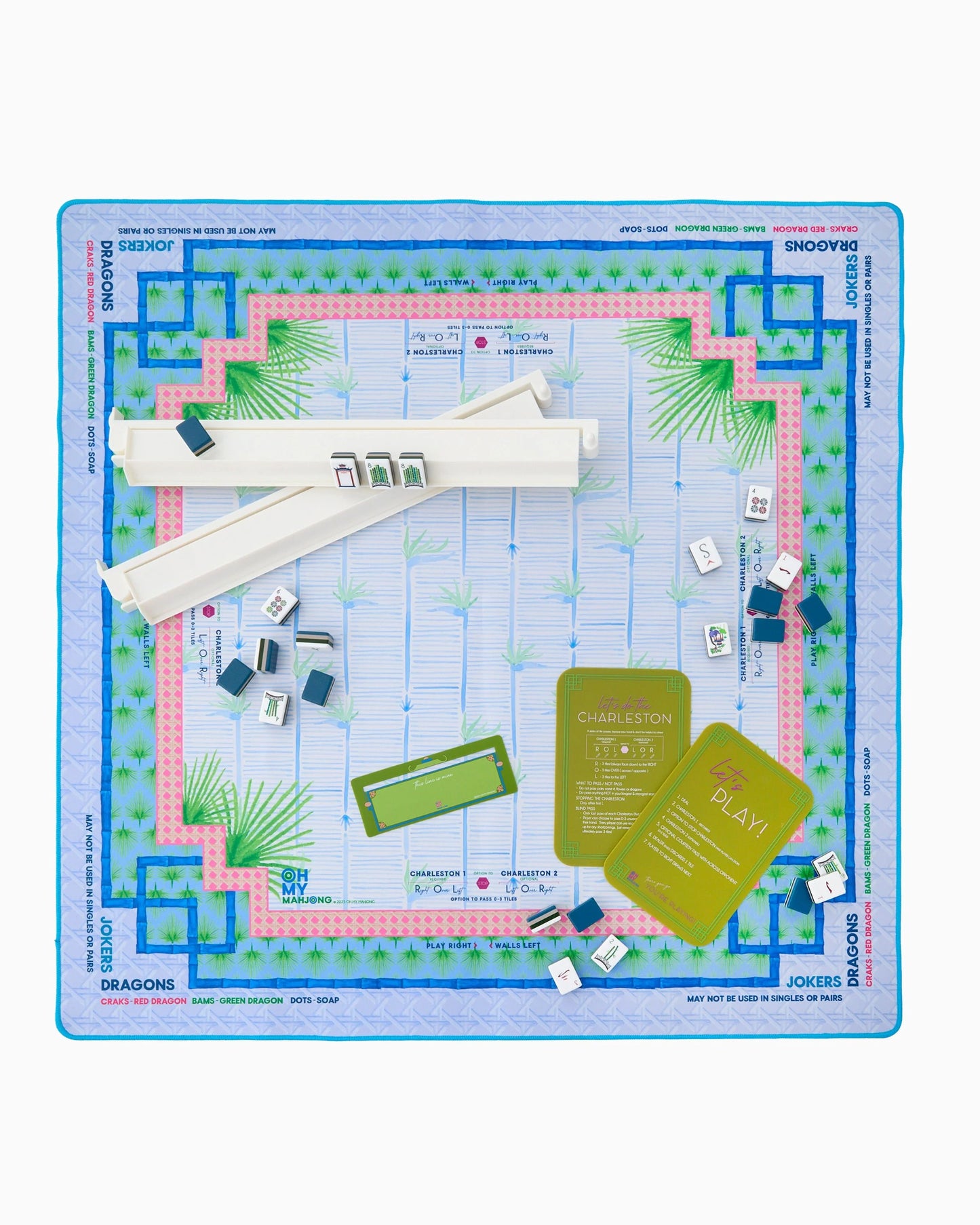Mahjong Mat - Palm Paradise