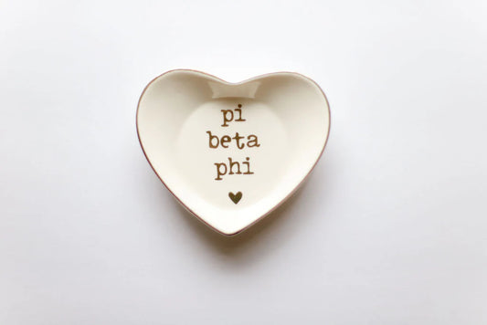 Heart Ring Dish - Pi Beta Phi