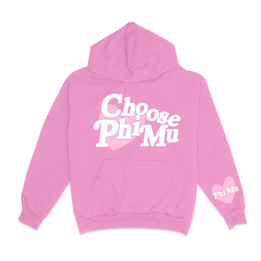 Phi Mu All My Love Sorority Hoodie