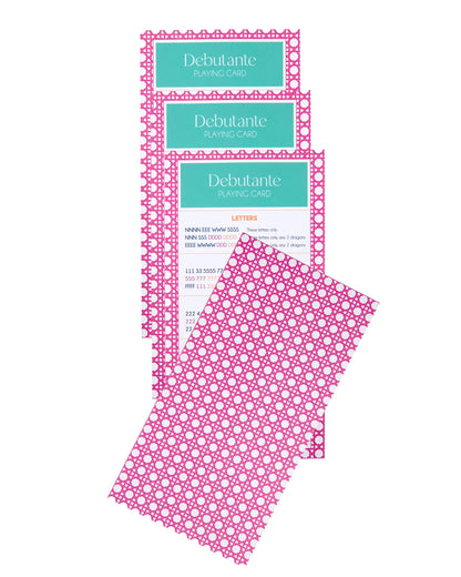 Mahjong Tile Set - Poppy Debutante