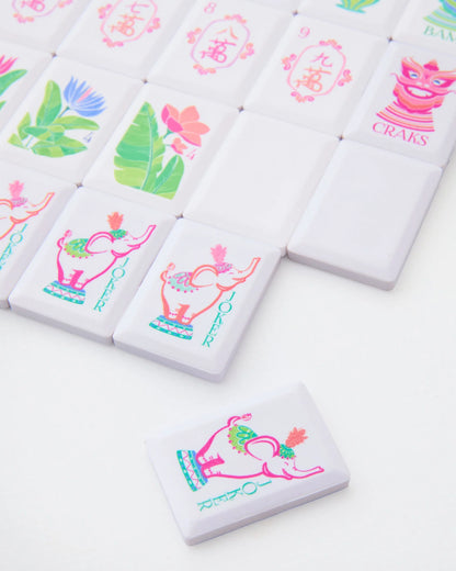 Mahjong Tile Set - Poppy Debutante