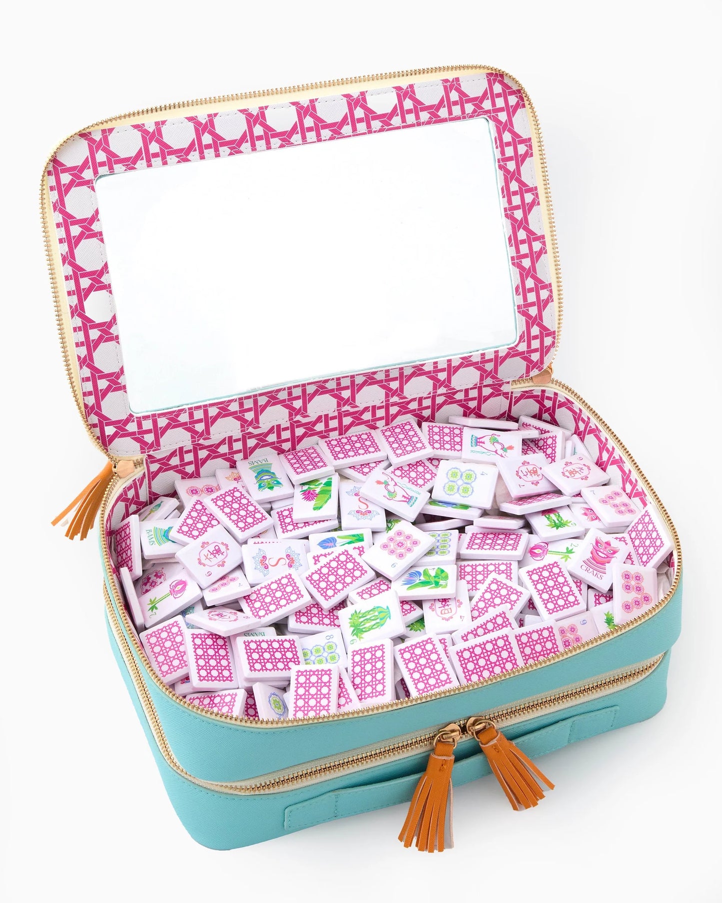 Mahjong Tile Set - Poppy Debutante