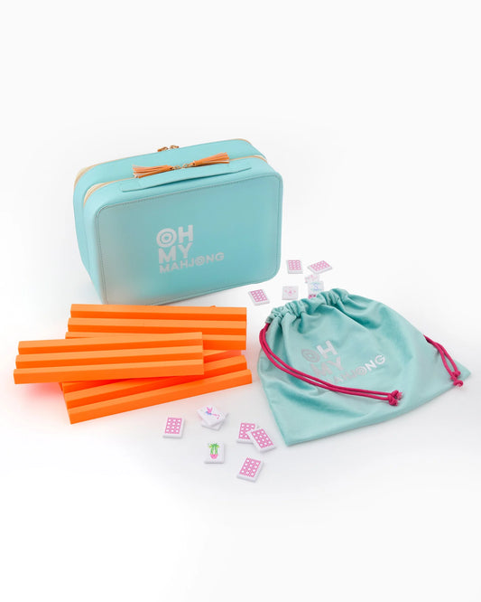 Mahjong Tile Set - Poppy Debutante