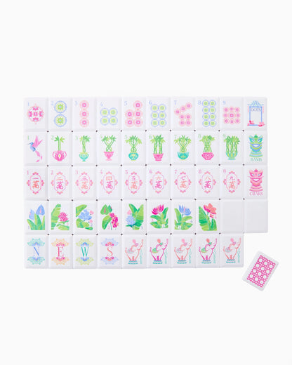 Mahjong Tile Set - Poppy Debutante
