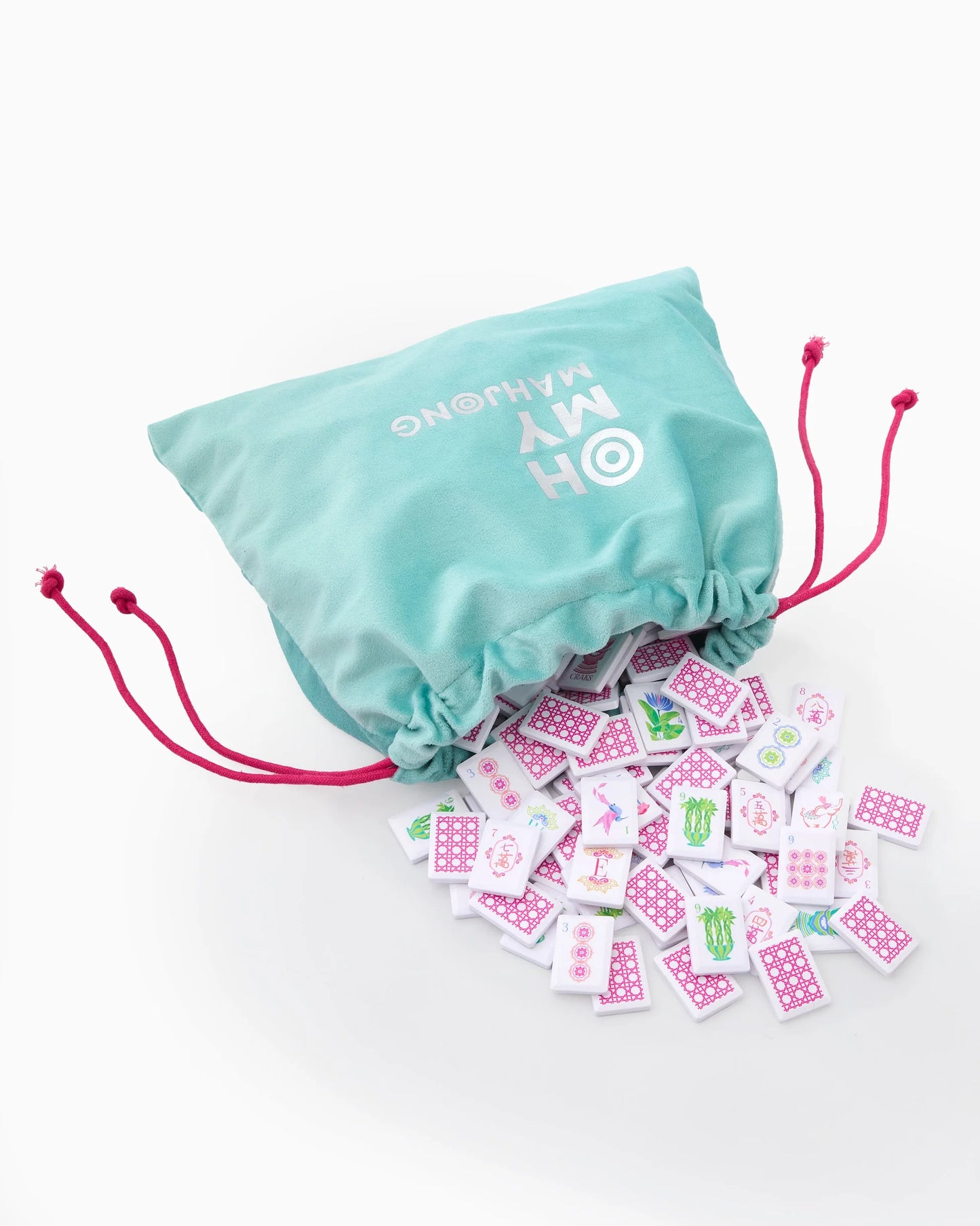 Mahjong Tile Set - Poppy Debutante
