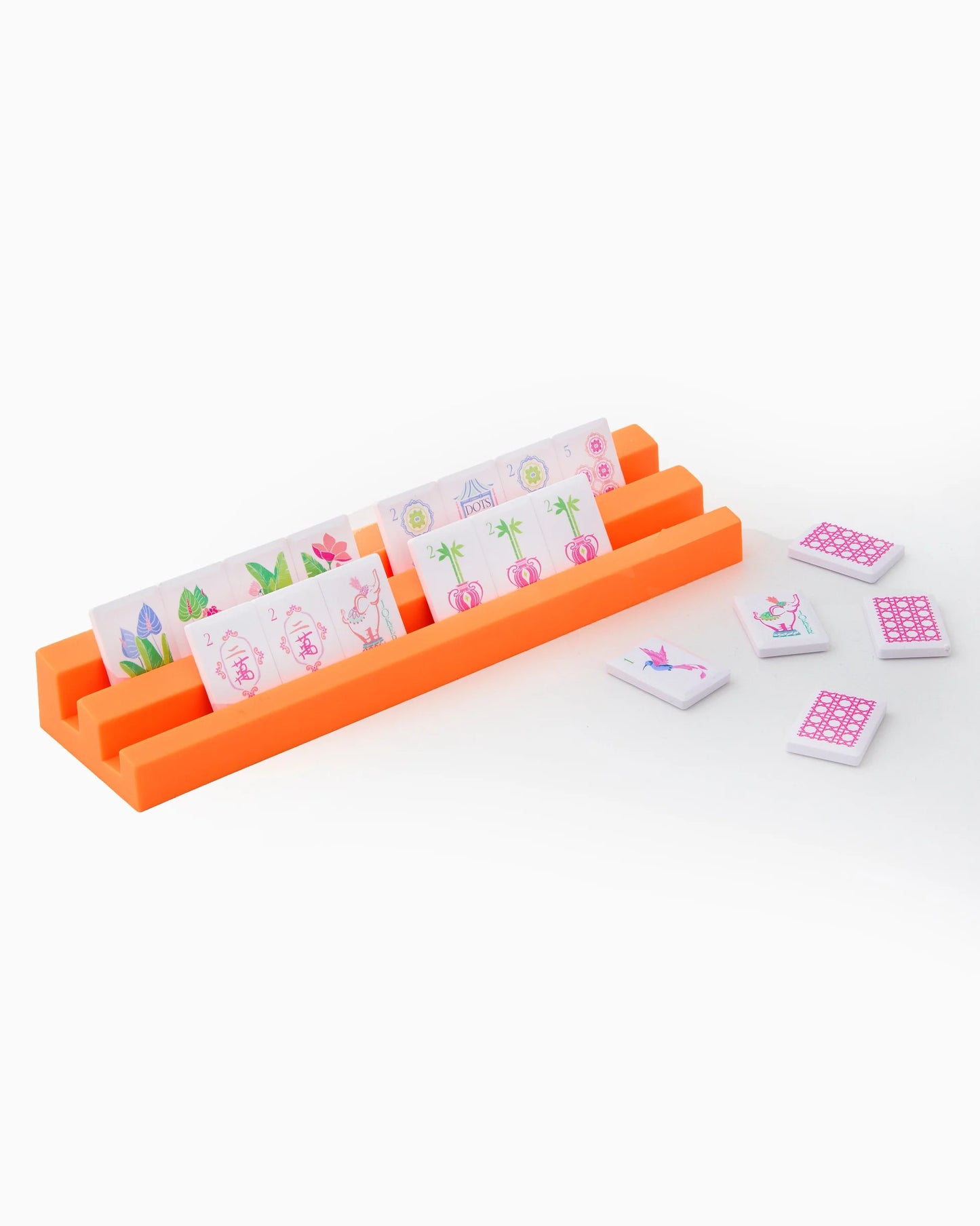 Mahjong Tile Set - Poppy Debutante