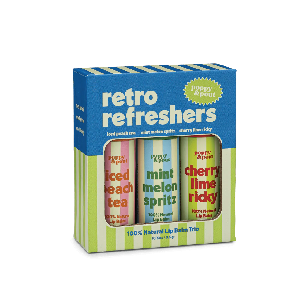 Retro Refreshers Lip Balm Trio