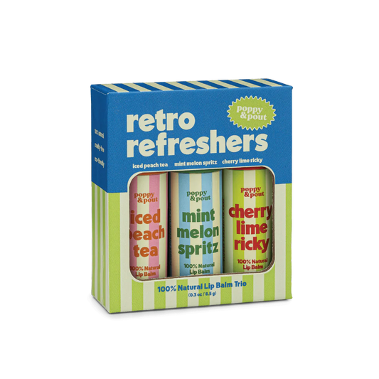 Retro Refreshers Lip Balm Trio