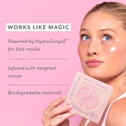 Rose - Serve Chilled™Hydrating Under Eye Masks