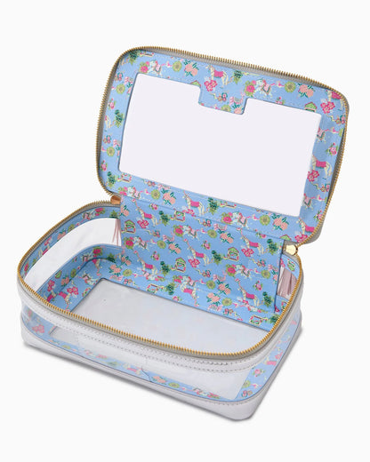 Mahjong Tile Storage Bag - Silver