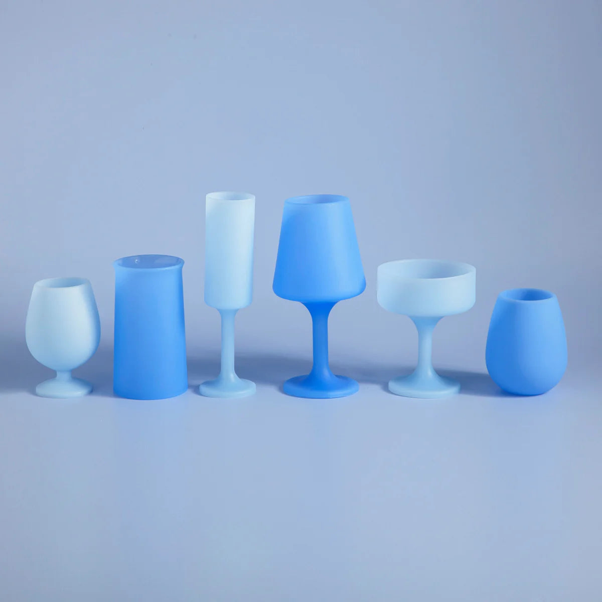 sky + kingfisher | swepp | silicone unbreakable wine glasses