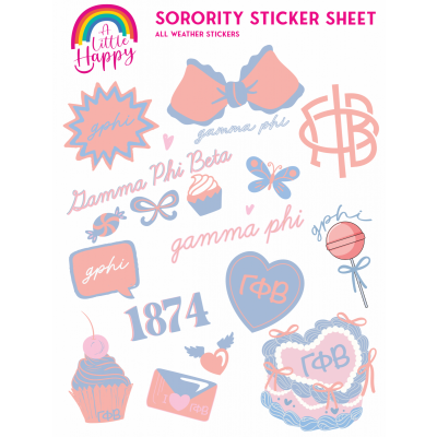Sorority Sticker Sheet - GPhi