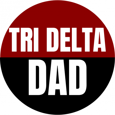 Tri Delta Dad Button
