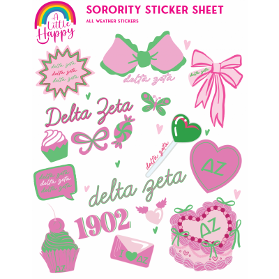 Sorority Sticker Sheet - DZ