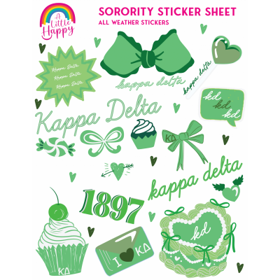 Sorority Sticker Sheet - KD