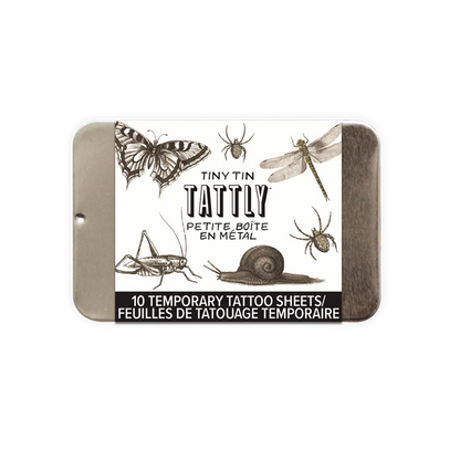 NGA Insects Tiny Tattoo Tin - Set of 10