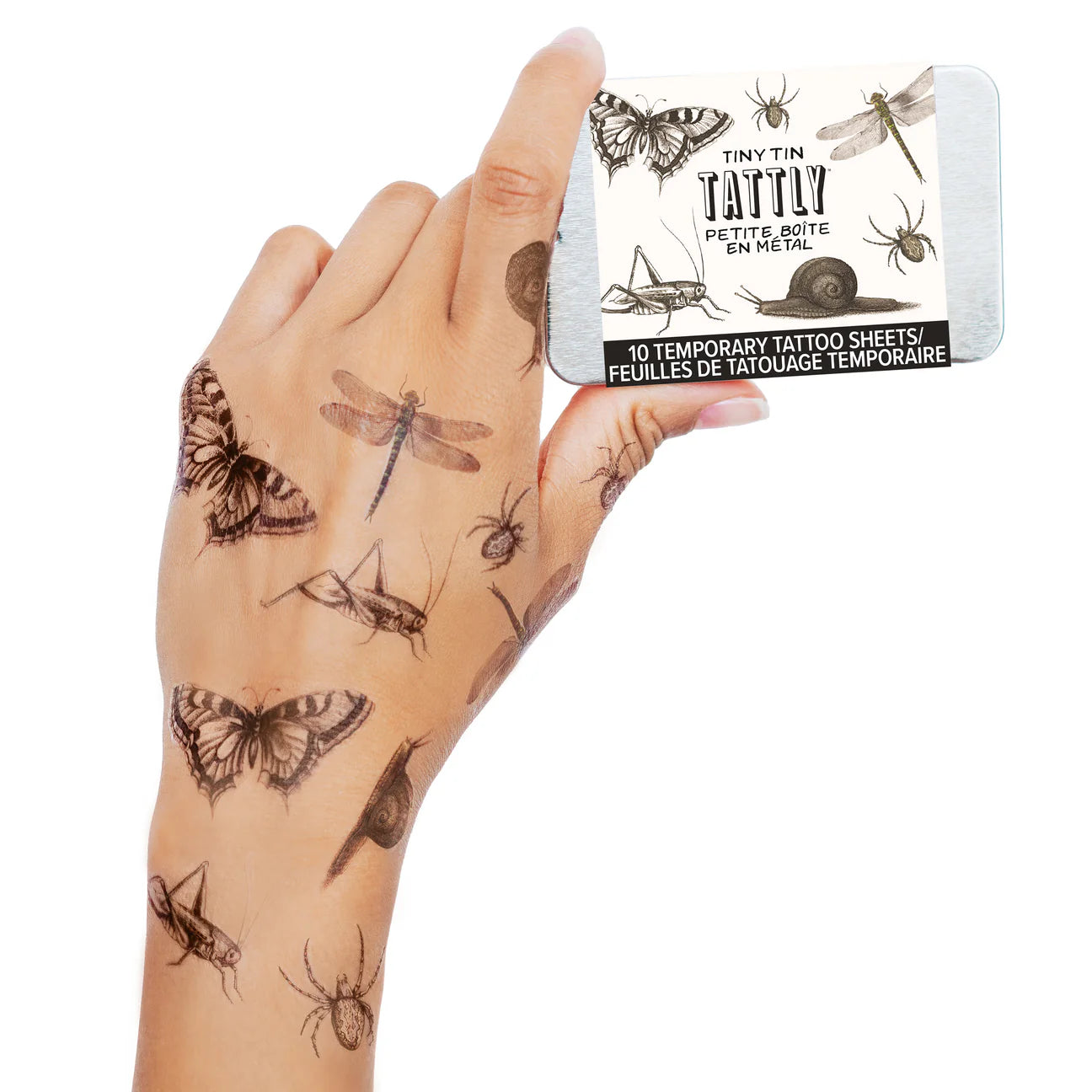 NGA Insects Tiny Tattoo Tin - Set of 10
