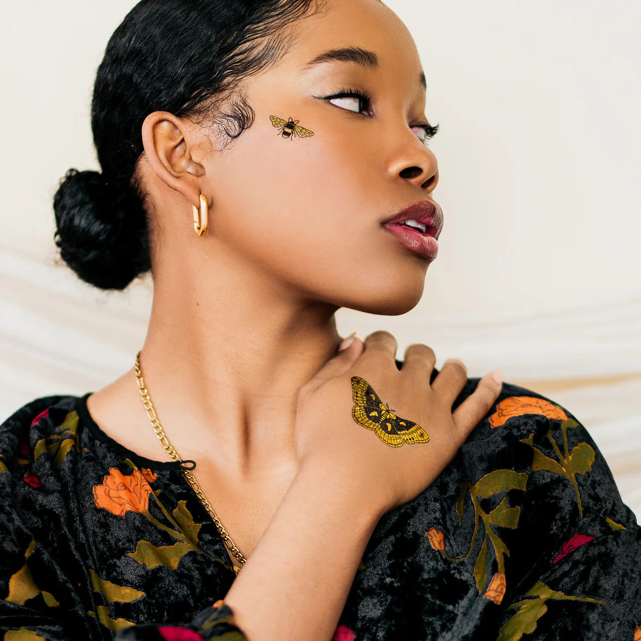 Winged Duo Tattoo - Set of 2