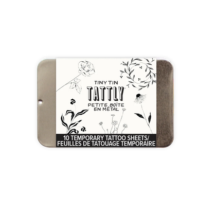 Tiny Flower Fest Tattoo Tin - Set of 10
