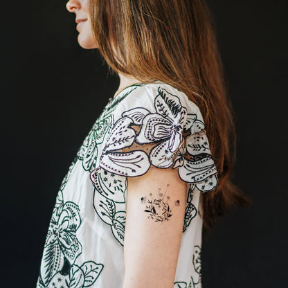 Tiny Flower Fest Tattoo Tin - Set of 10