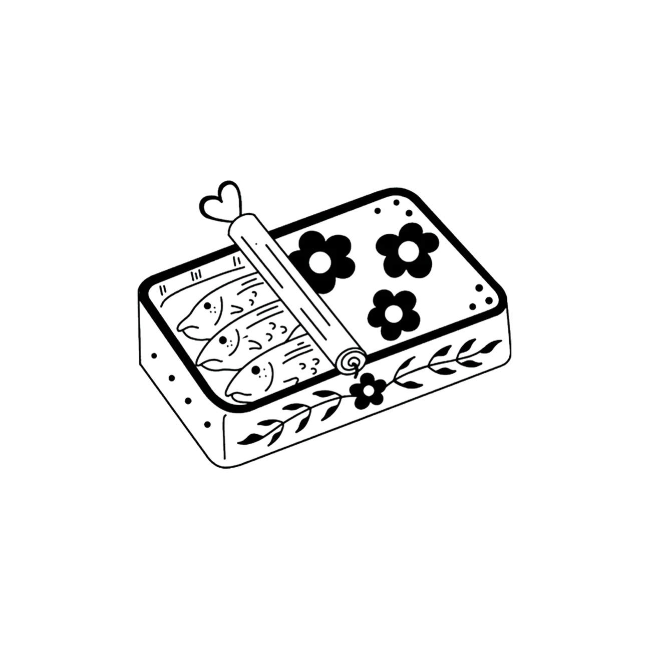 Tinned Fish Tattoo - Set of 2