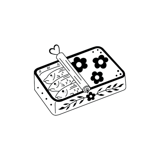 Tinned Fish Tattoo - Set of 2