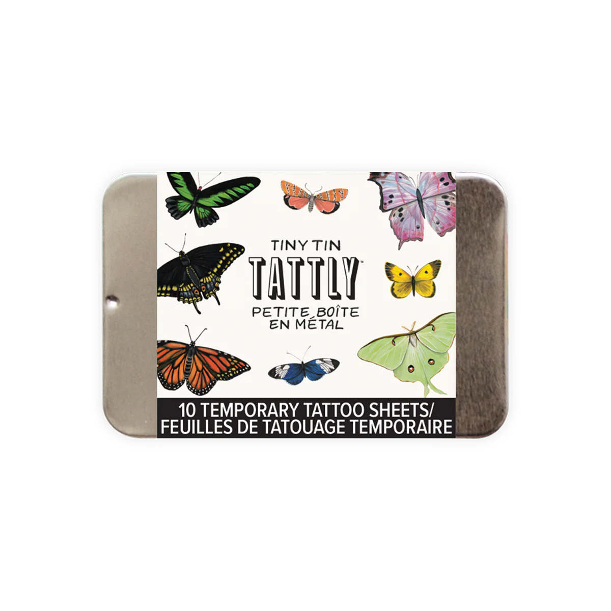 Tiny Butterfly Tattoo Tin - Set of 10