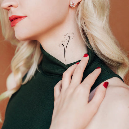 Mushrooms Tattoo - Set of 2