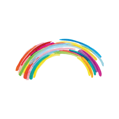 Glitter Rainbow Tattoo - Set of 2